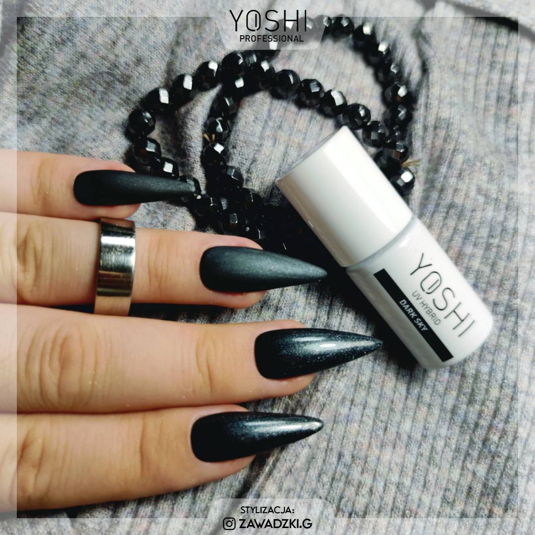 Yoshi - Lakier Hybrydowy 606 Dark Sky 6ml