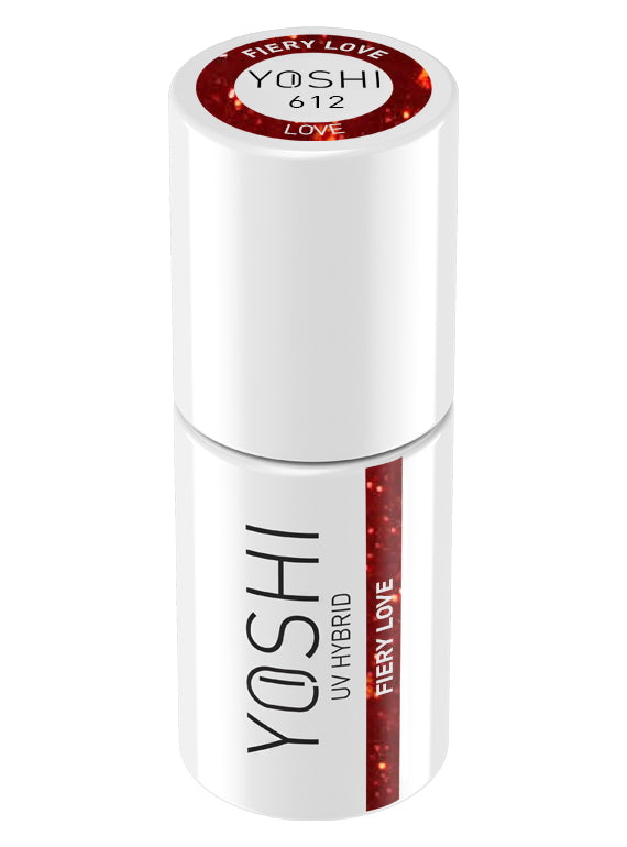 Yoshi - Lakier Hybrydowy 612 Fiery Love 6ml