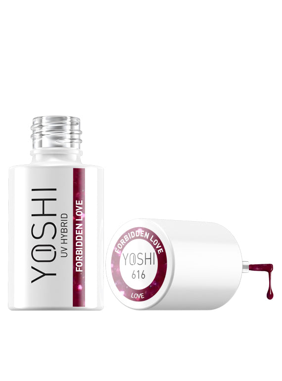 Yoshi - Lakier Hybrydowy 616 Forbidden Love 6ml