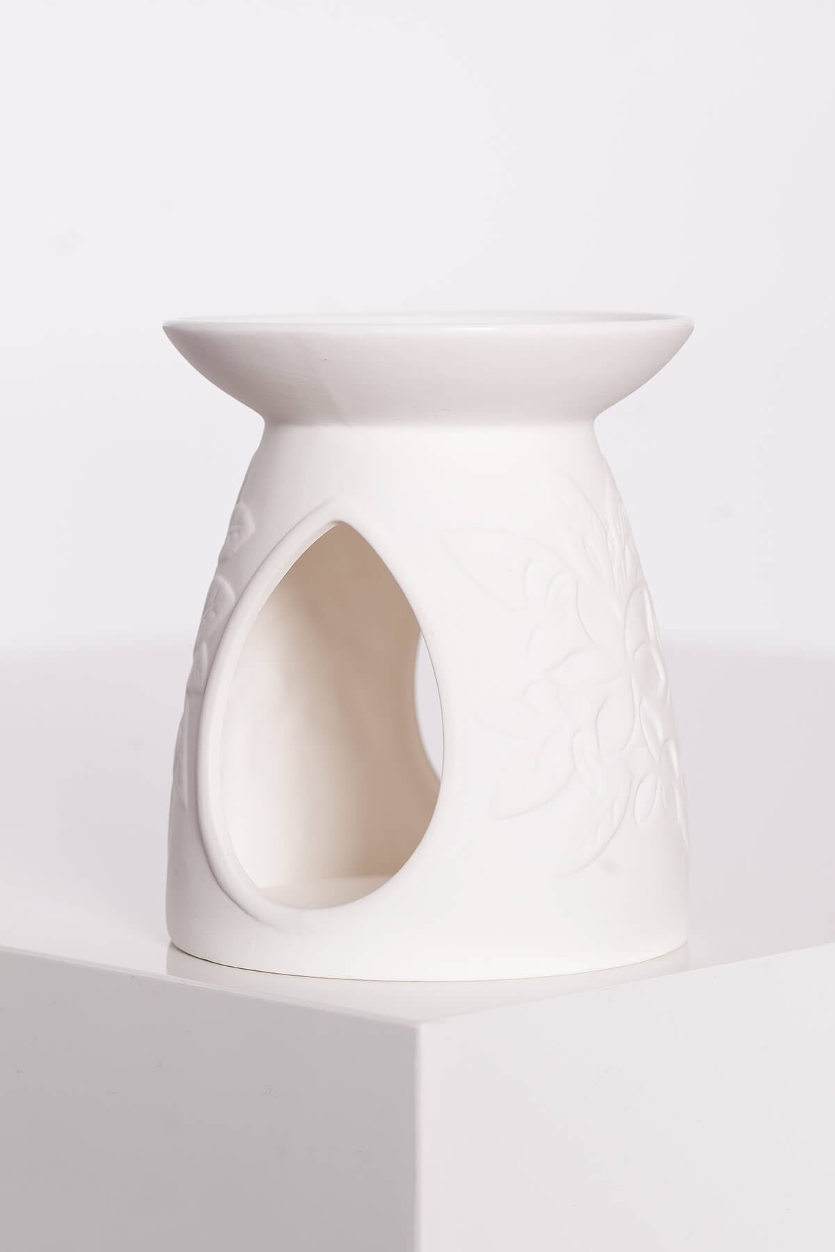 Kominek Do Wosków Zapachowych Hue White Floral - Kwiatek