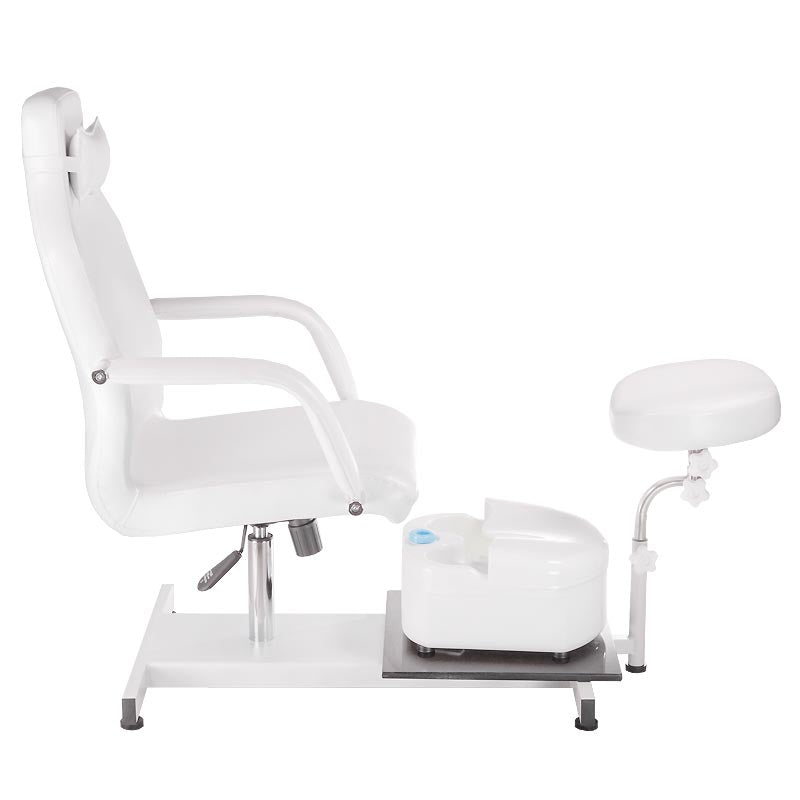 Fotel Do Pedicure Z Masażerem Stóp Bd-5711 Biały