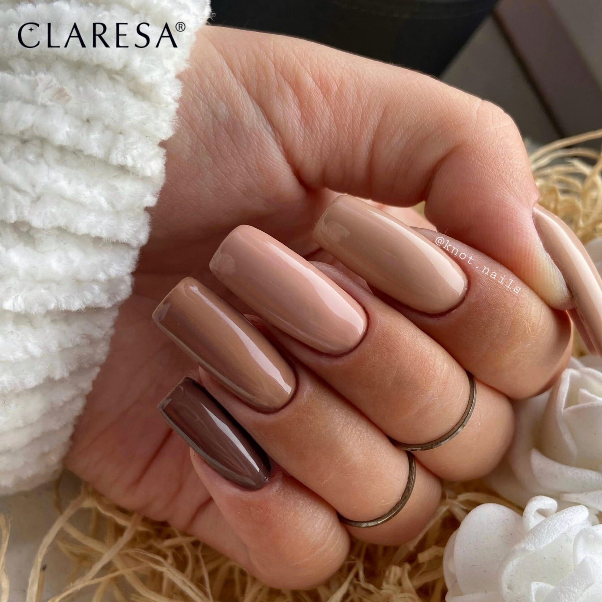 Claresa - Lakier hybrydowy PERFECT NUDE 3 -5g