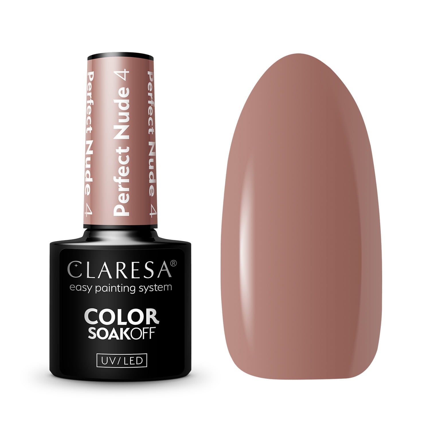 Claresa - Lakier hybrydowy PERFECT NUDE 4 -5g