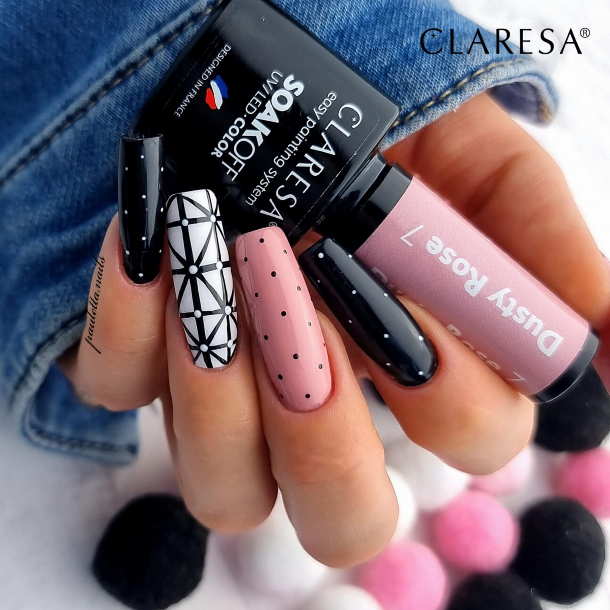 Claresa - Lakier hybrydowy BLACK 900 -5g