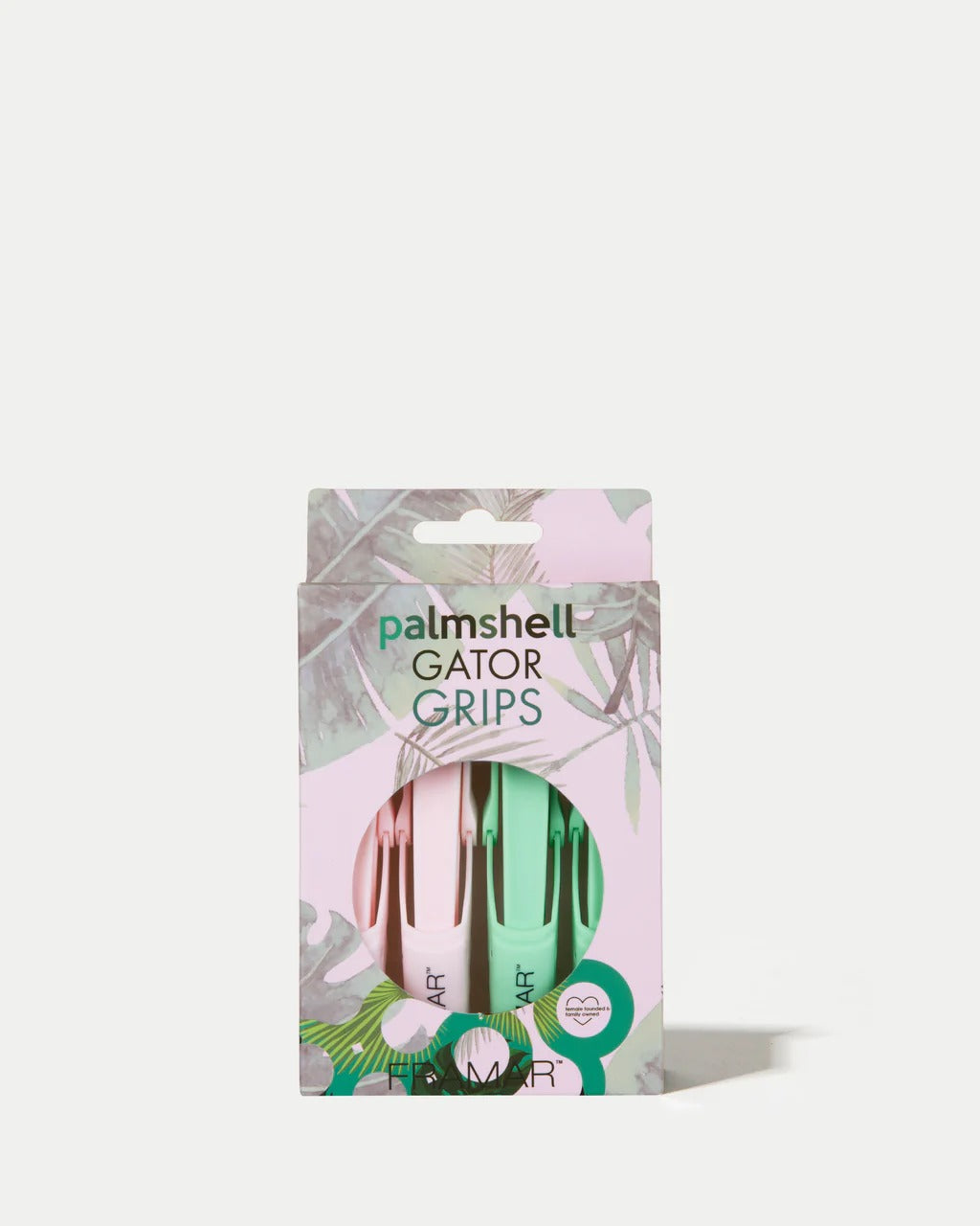 Framar - Klipsy do Włosów Gator Grips Palmshell 4szt