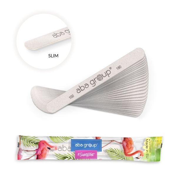 ABA Bezpieczny Pakiet Pilnik Prosty 100/180 Zeberka SLIM x25szt