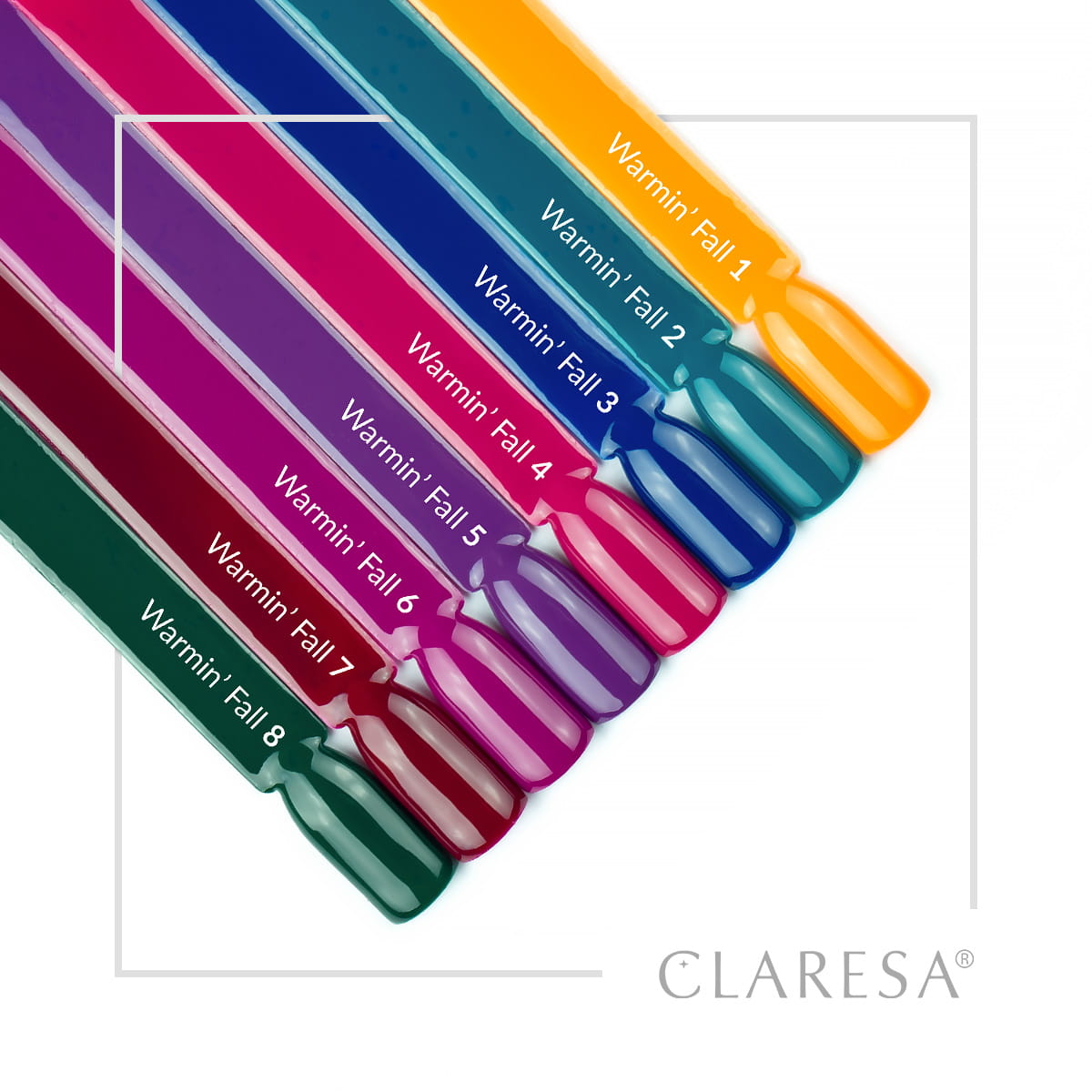 Claresa - lakier hybrydowy WARMIN FALL 8 -5g