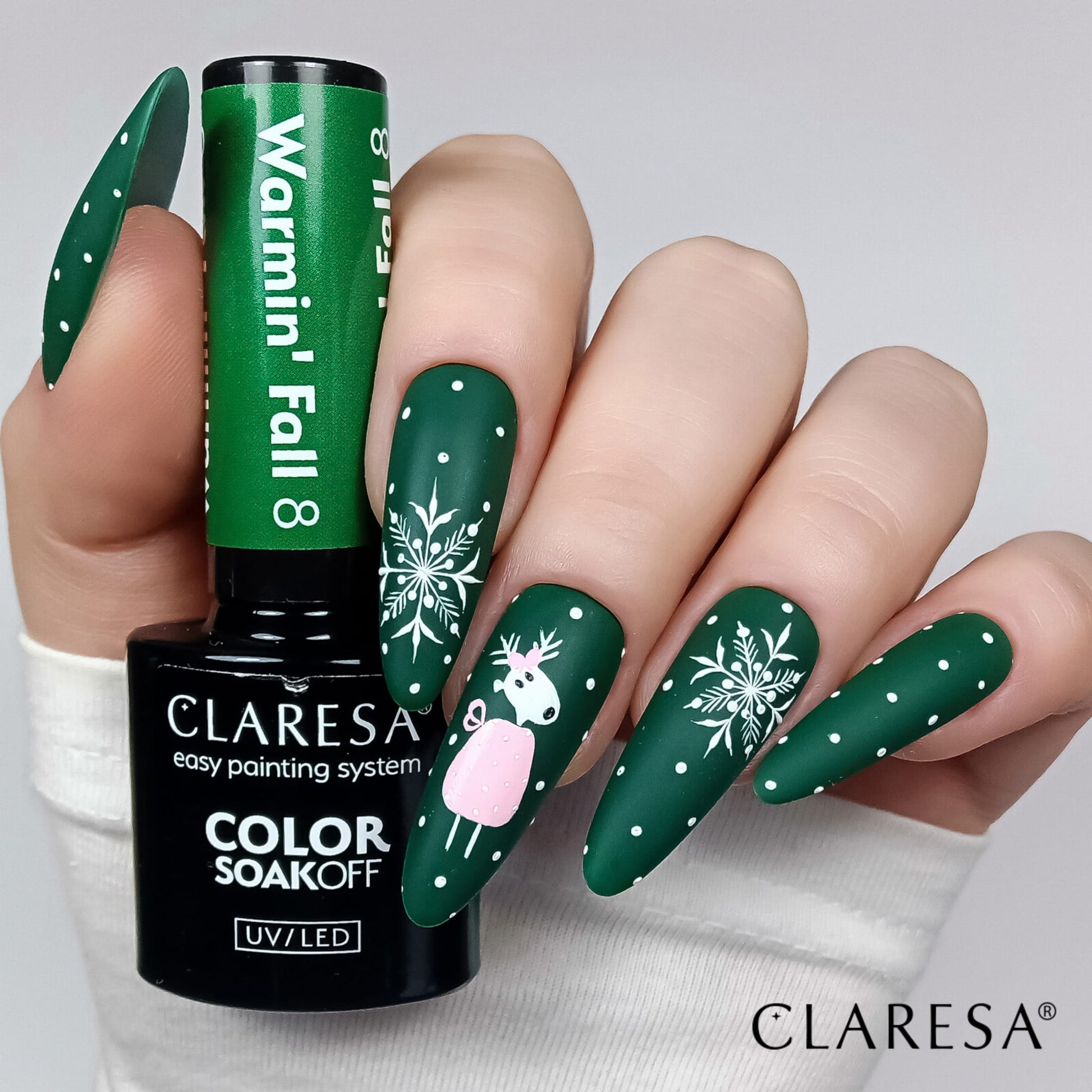 Claresa - lakier hybrydowy WARMIN FALL 8 -5g