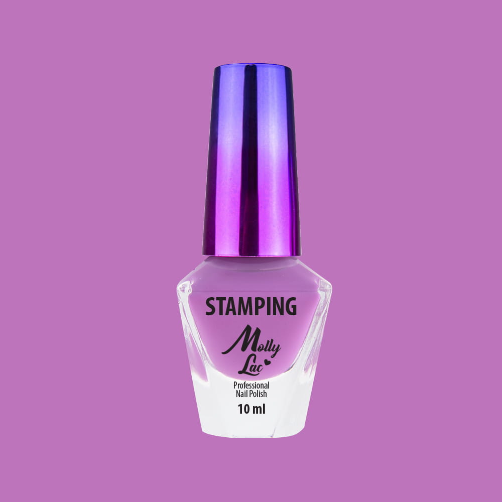 Lakier do Stempli Mollylac nr.6 Różowy 10ml