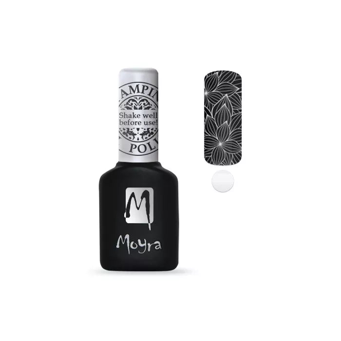 Moyra Lakier Hybrydowy Do Stempli SGP 03 Biały 10 Ml