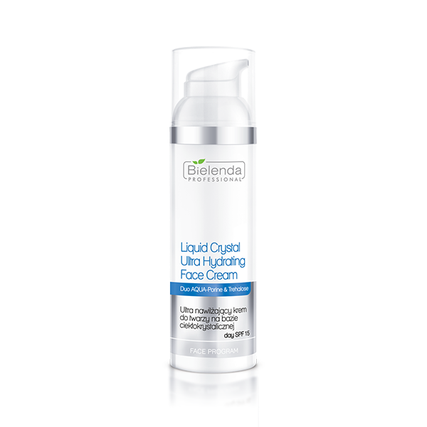Bielenda Aqua-Porin Ultra Effect Ultranawilżający Krem Do Twarzy Na Bazie Ciekłokrystalisznej Spf 15 100ml