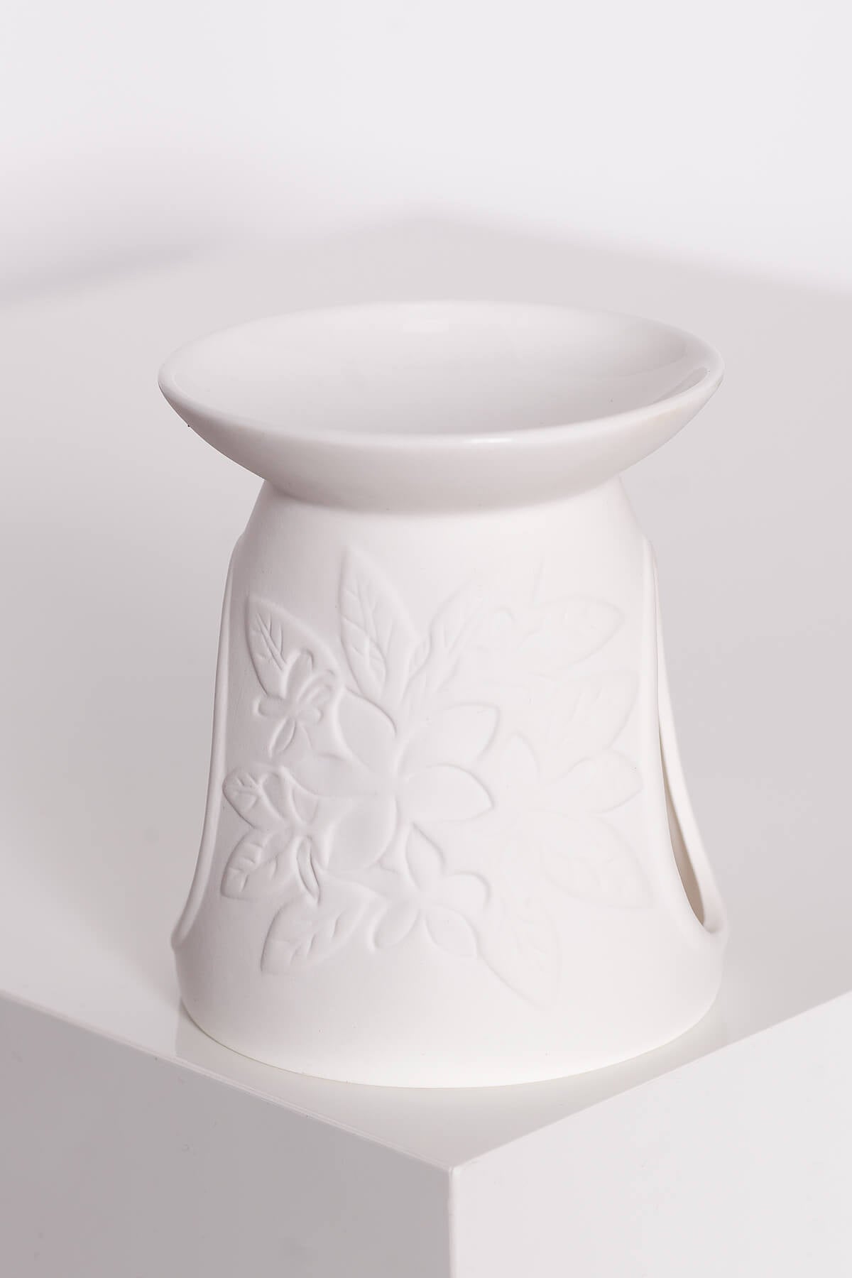 Kominek Do Wosków Zapachowych Hue White Floral - Kwiatek