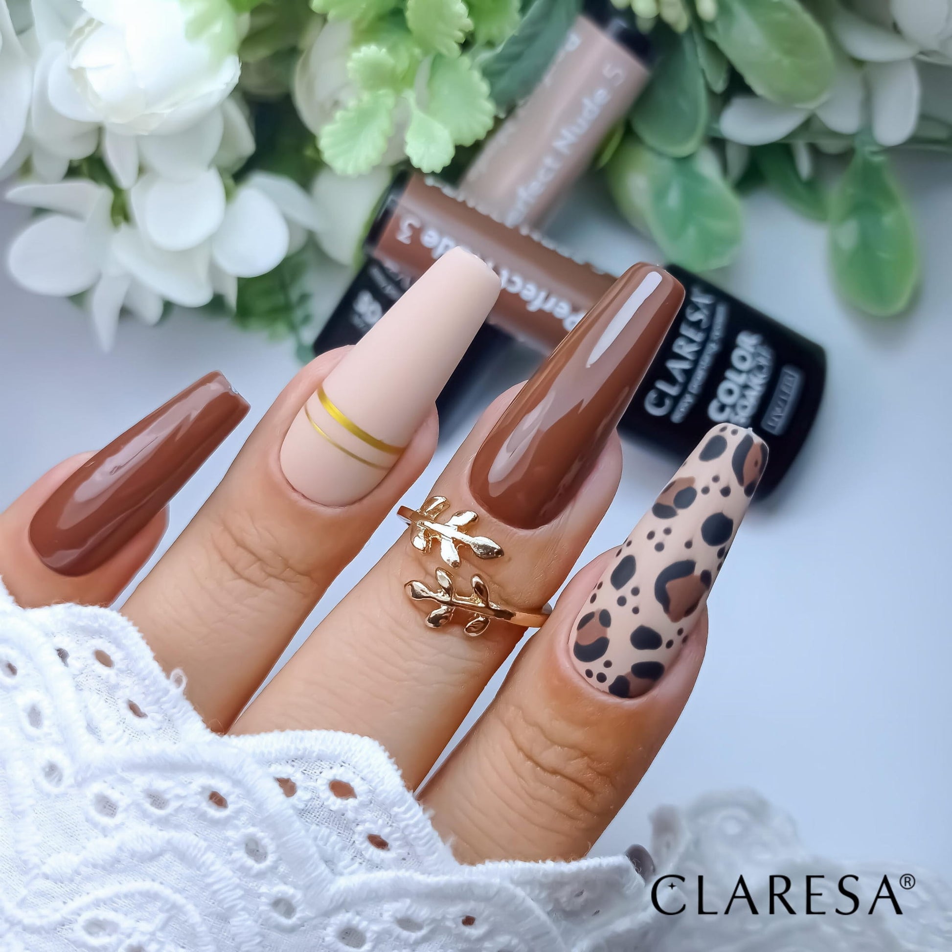 Claresa - Lakier hybrydowy PERFECT NUDE 3 -5g