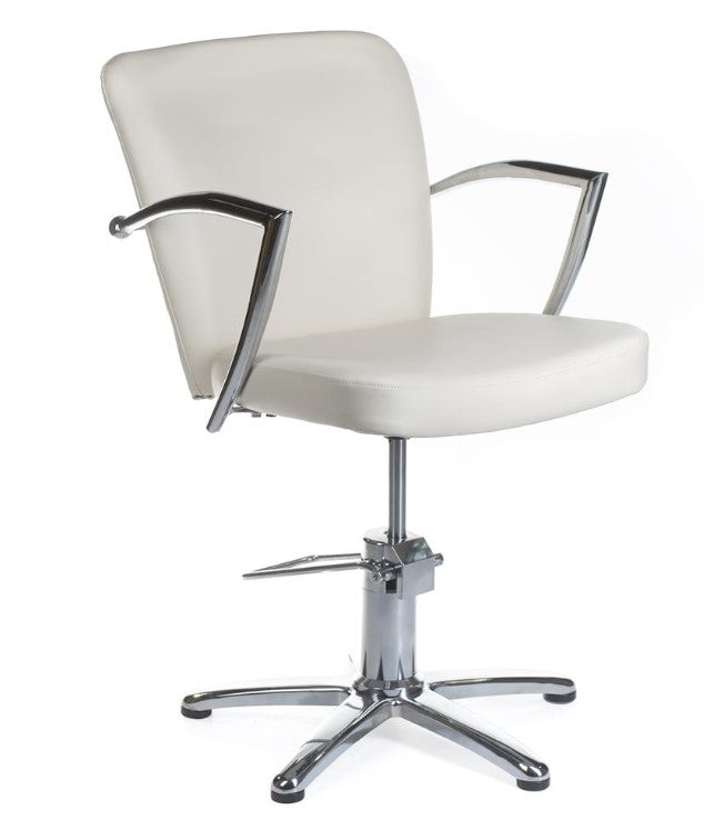 Fotel Fryzjerski LIVIO Kremowy BH-8173