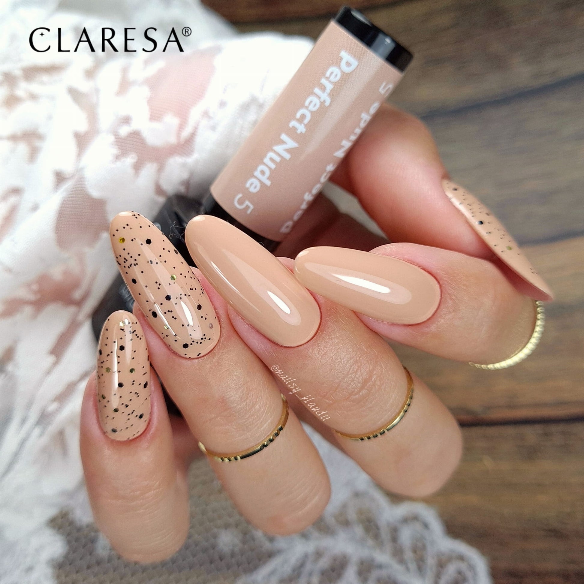 Claresa - Lakier hybrydowy PERFECT NUDE 5 -5g