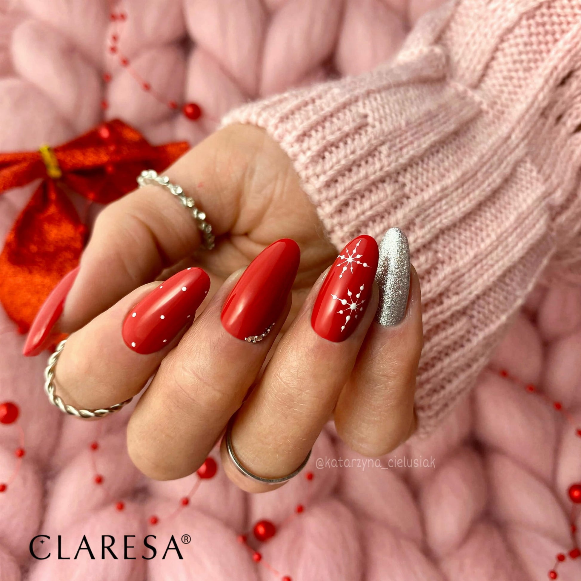 Claresa - Lakier hybrydowy RED 412 -5g
