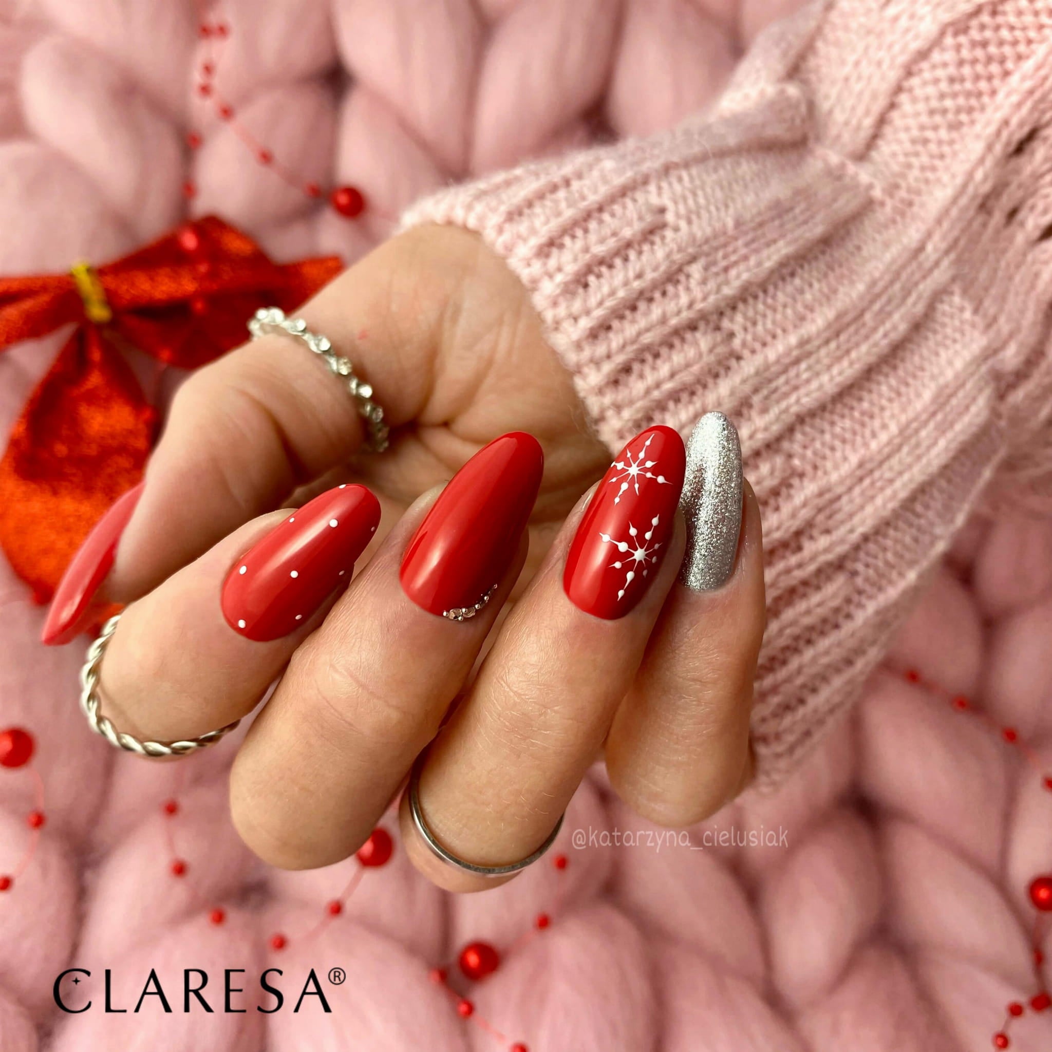Claresa - Lakier hybrydowy RED 412 -5g