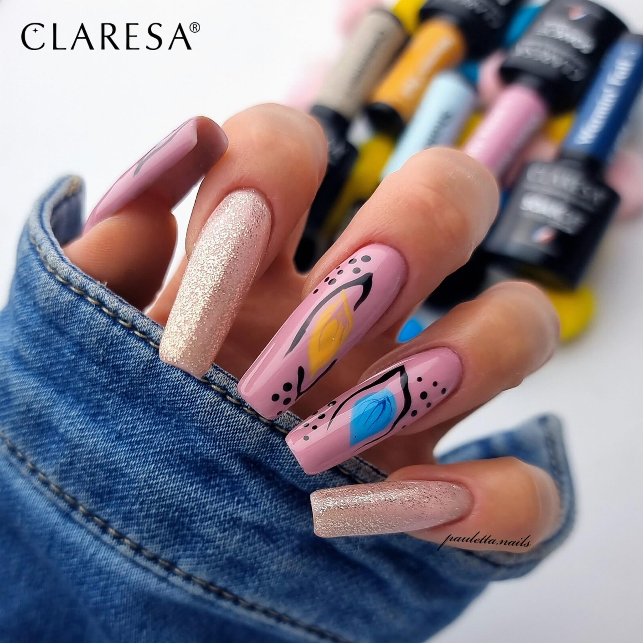 Claresa - Lakier hybrydowy Dusty Rose 8 - 5g