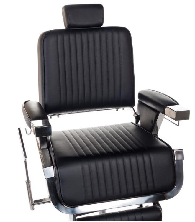 Fotel barberski LUMBER BH-31823 Czarny