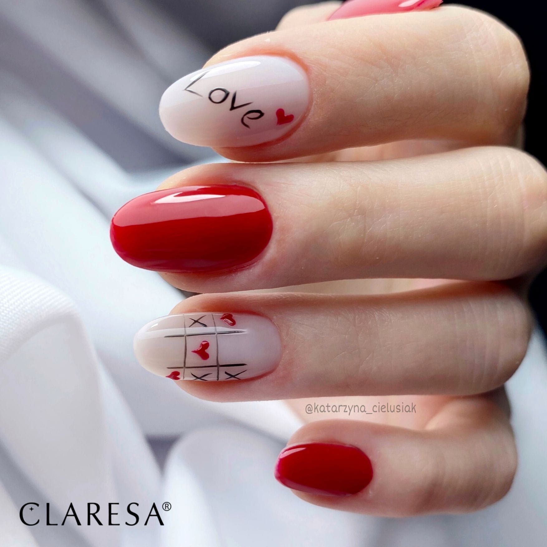 Claresa - Lakier hybrydowy RED 419 -5g