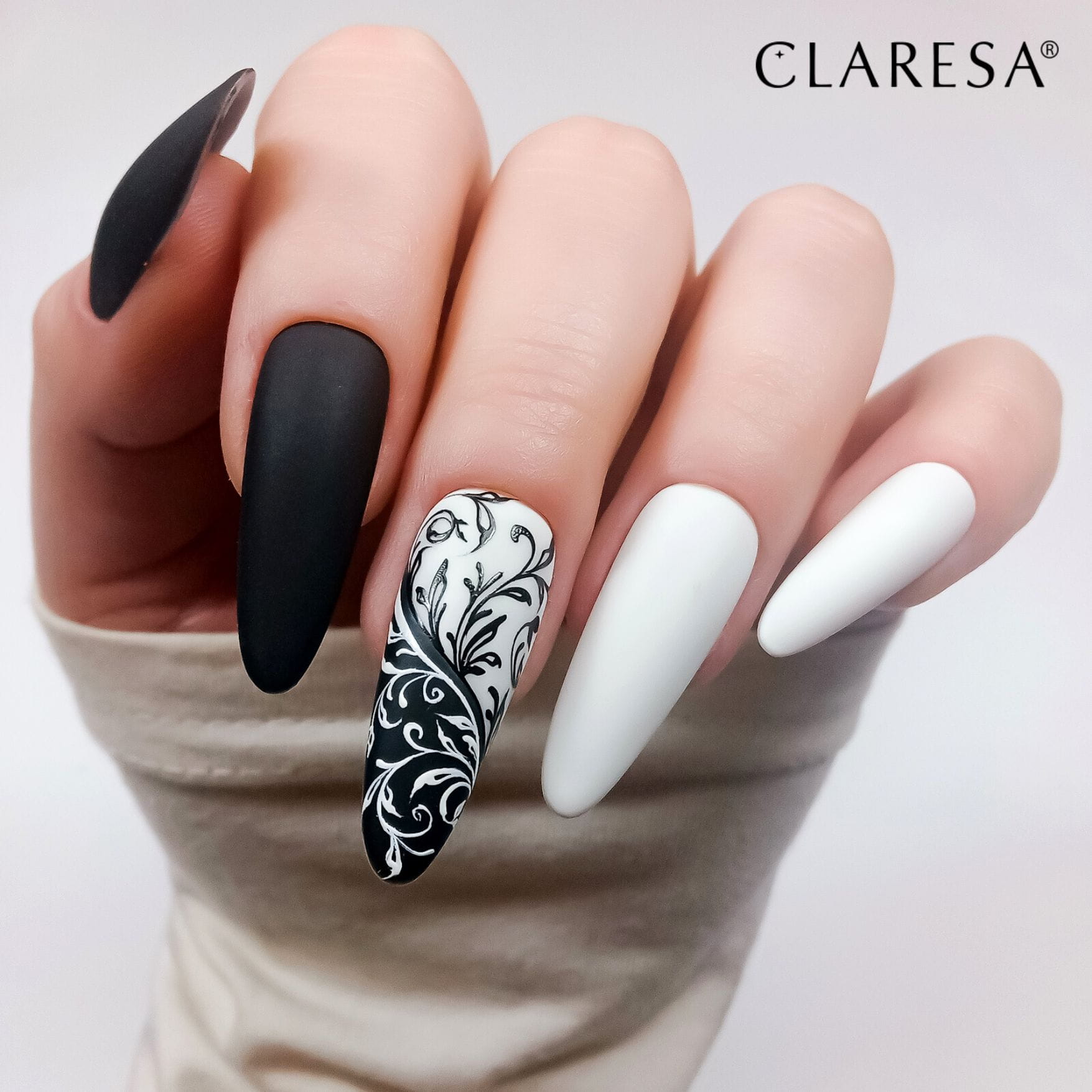 Claresa - Lakier hybrydowy WHITE 1000 -5g