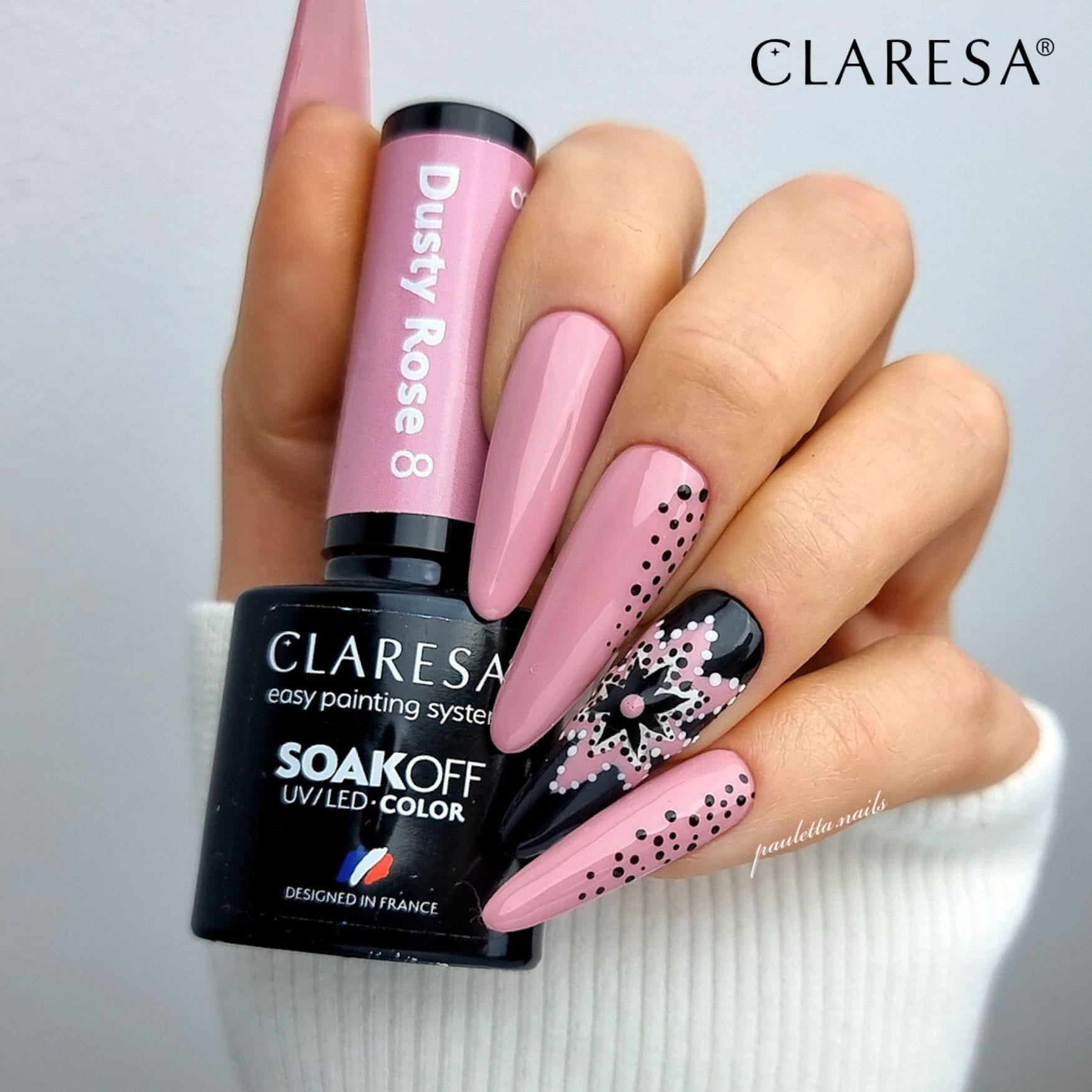 Claresa - Lakier hybrydowy Dusty Rose 8 - 5g