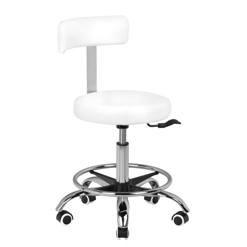 Taboret Kosmetyczny 1008b Biały 