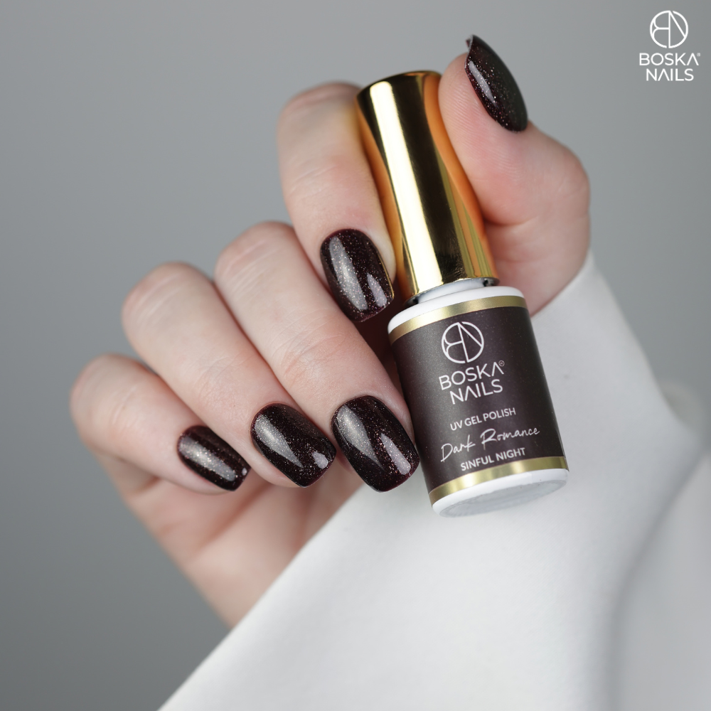 Boska Nails Lakier hybrydowy Dark Romance Sinful Night no 777 6 ml