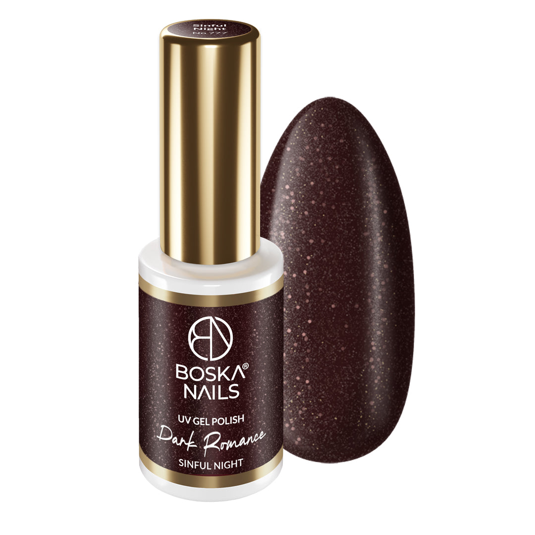 Boska Nails Lakier hybrydowy Dark Romance Sinful Night no 777 6 ml