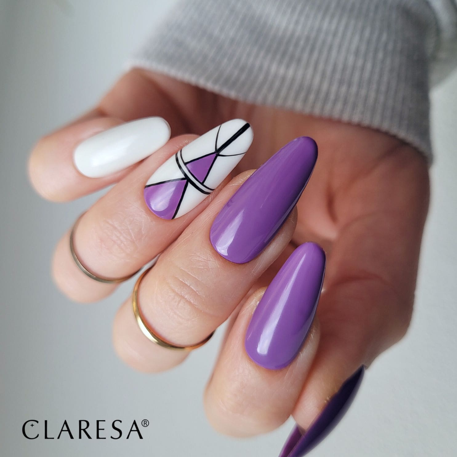 Claresa - Lakier hybrydowy WHITE 1000 -5g