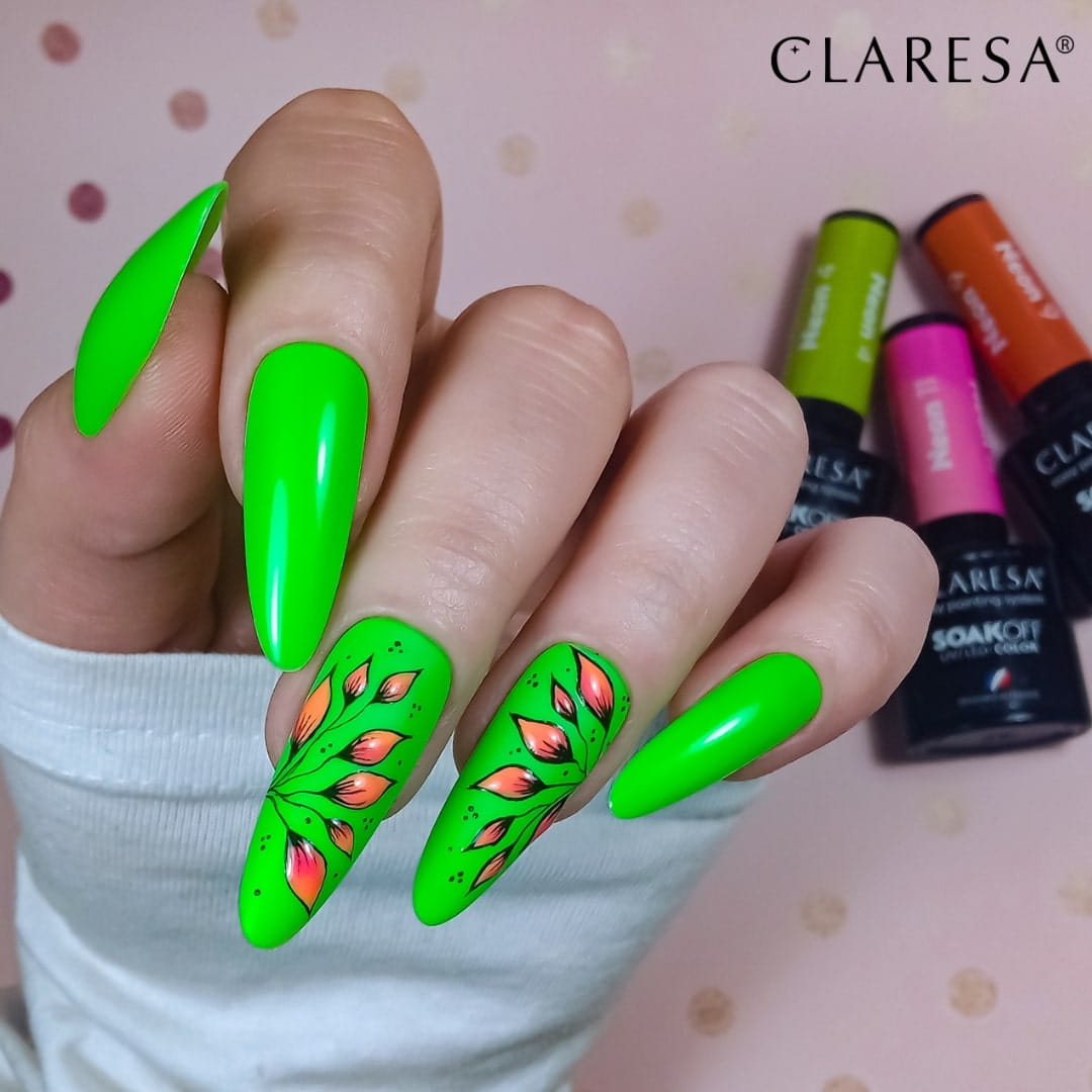 Claresa - Lakier hybrydowy NEON 4 -5g