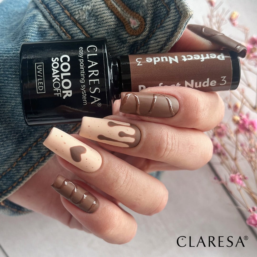 Claresa - Lakier hybrydowy PERFECT NUDE 3 -5g