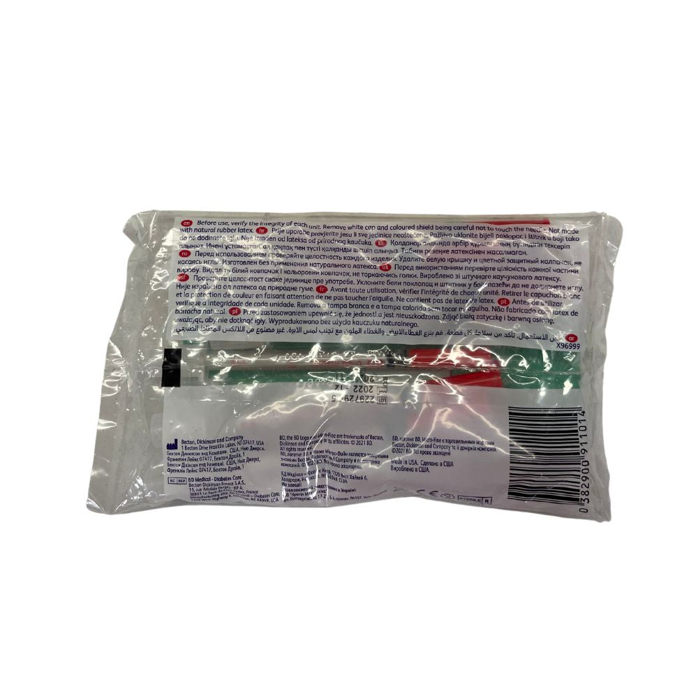 Dives Strzykawki Insulinowe 1ml Z Igłą 30g/8mm 10 Szt