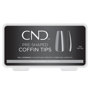 Cnd Tipsy Wstępnie Ukształtowane Coffin 100 Szt.