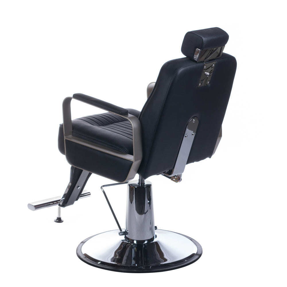 Fotel barberski HOMER BH-31237 Kremowy