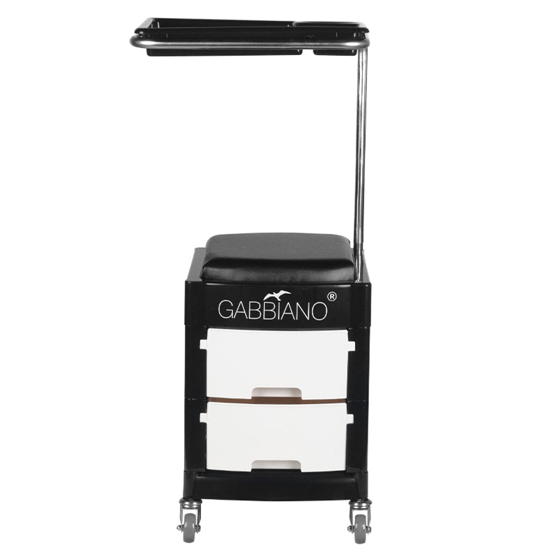 Pomocnik - Taboret Do Pedicure 16 Plus Black/White