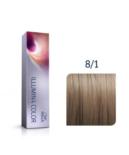 Wella Illumina Color - Farba do Włosów 8/1 60ml
