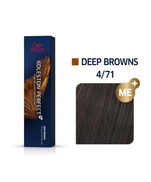 Wella Koleston Perfect Me+ - Farba do Włosów 4/71 60ml