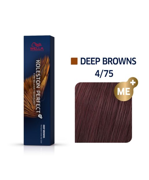 Wella Koleston Perfect Me+ - Farba do Włosów 4/75 60ml