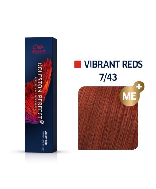 Wella Koleston Perfect Me+ - Farba do Włosów 7/43 60ml
