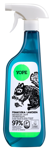 Yope Naturalny Płyn Uniwersalny Francuska Lawenda 97% 750ml