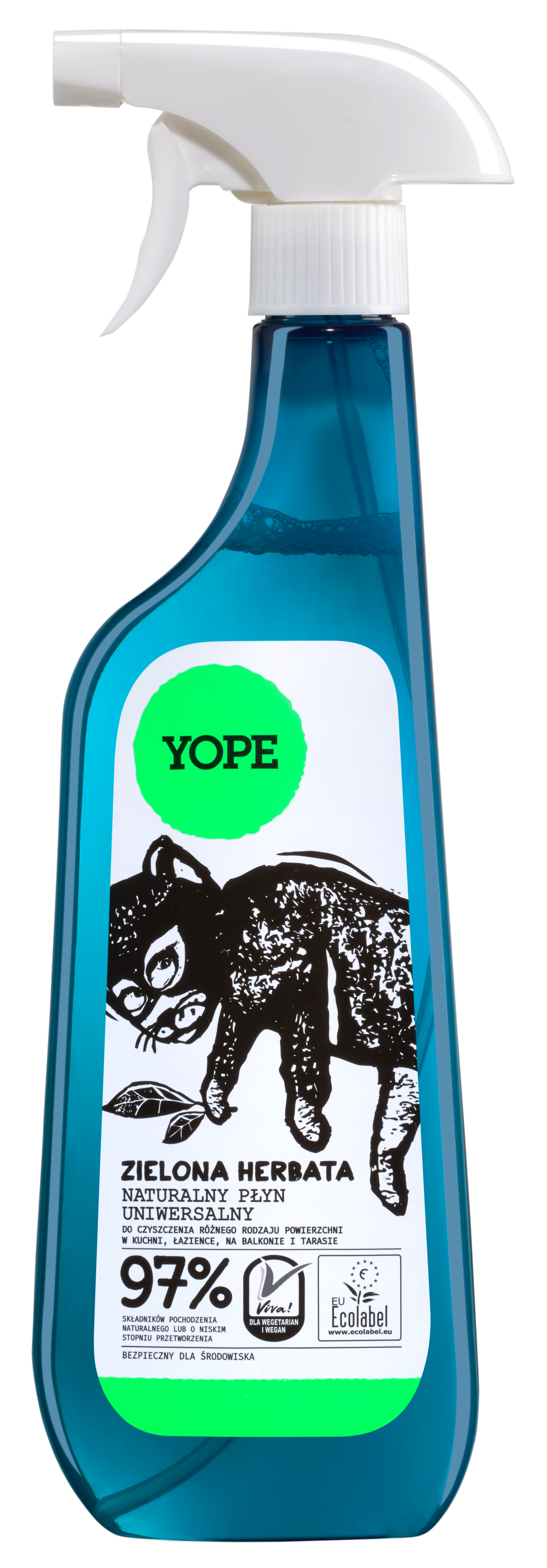 Yope Naturalny Płyn Uniwersalny Zielona Herbata 97% 750ml