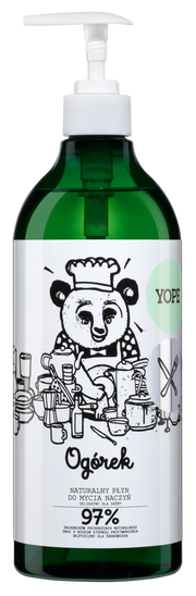 Yope Naturalny Płyn Do Mycia Naczyń Ogórek 97% 750ml