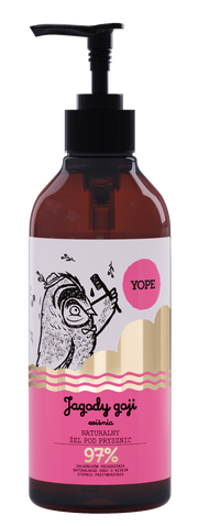 Yope Naturalny Żel Pod Prysznic Jagody Goji I Wiśnia 97% 400ml