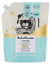 Yope Uzupełnienie Naturalny Żel Pod Prysznic Kadzidłowiec I Rozmaryn 93% 800ml