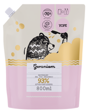 Yope Uzupełnienie Naturalny Żel Pod Prysznic Geranium 93% 800ml
