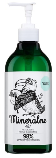 Yope Naturalne Kuchenne Mydło W Płynie Mineralne 98% 500ml PAO