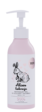 Yope Naturalny Żel do Higieny Intymnej Aloes Lukrecja 99% 300ml