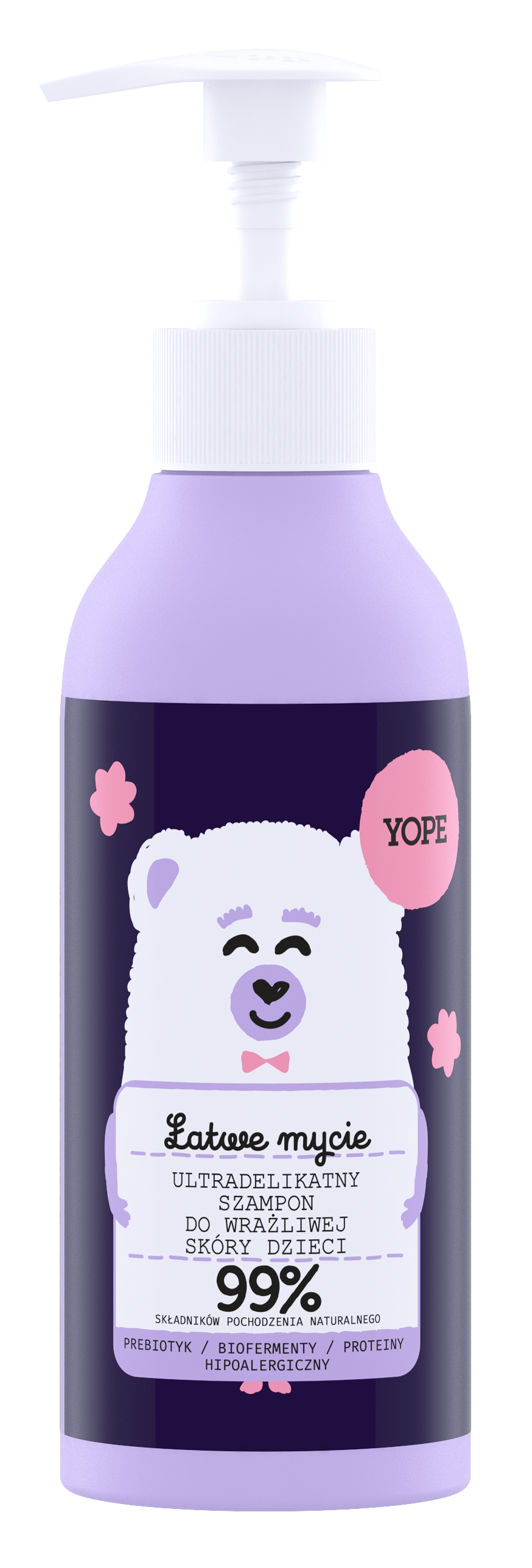Yope Ultradelikatny Szampon Do Skóry Wrażliwej Dla Dzieci 99% 300ml