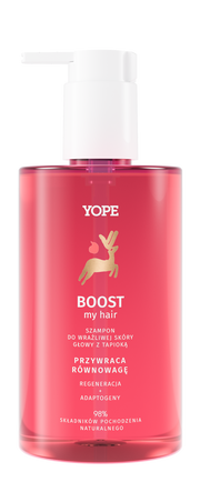 Yope Bounce Boost My Hair Szampon Do Włosów Do Wrażliwej Skóry Głowy 98% 300ml